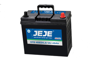 Bateria de carro Start-Stop EFB marca JEJE 12V 46B24L 45AH